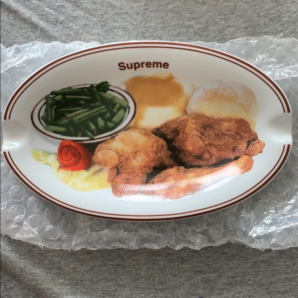 D/s chicken dinner plate ash tray